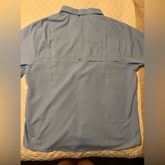 MEN'S POLY GRID ULTRALIGHT SHORT SLEEVE FISHING SHIRT - Picture 2 of 7